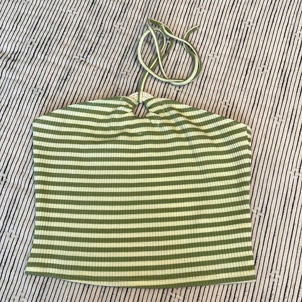 Forever 21 green halter top